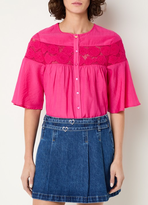 Fabienne Chapot Kristel blouse met broderie