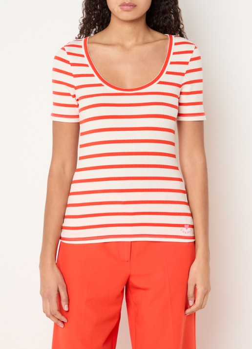 Fabienne Chapot Lena T-shirt met streepprint