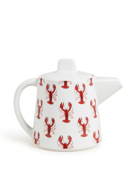 Fabienne Chapot Lobster theepot 45 cl - voorkant 2 rood