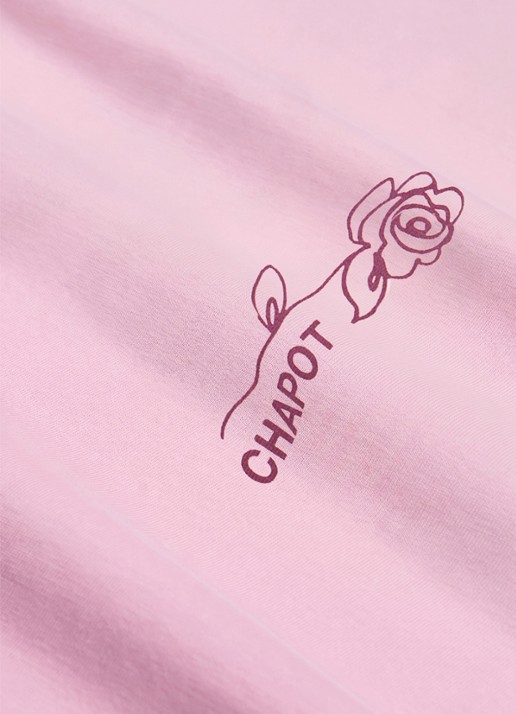 Fabienne Chapot Madeleine longsleeve met logo - detail 4 roze