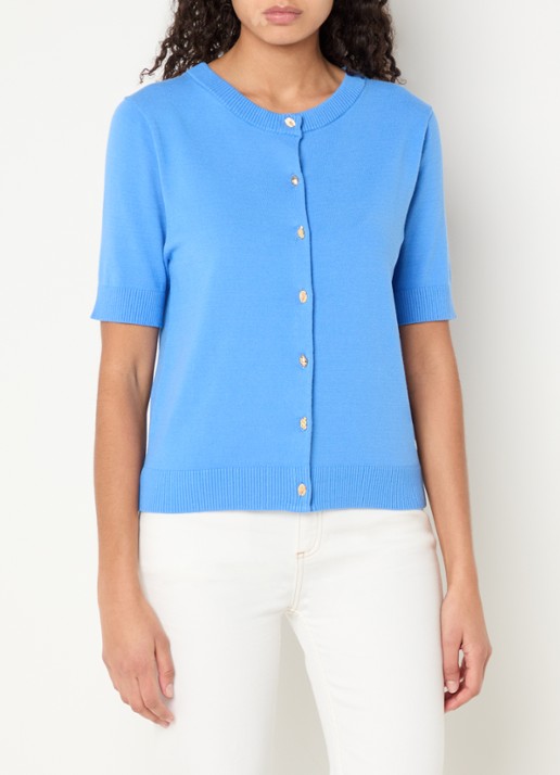 Fabienne Chapot Molly fijngebreid vest met ronde hals
