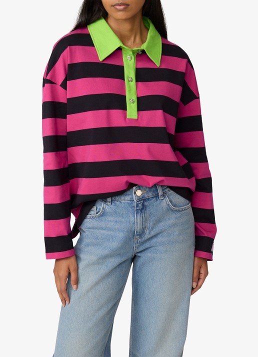 Fabienne Chapot Paula long sleeve met streepprint