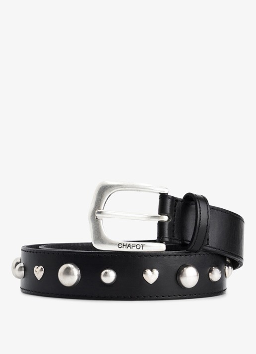 Fabienne Chapot Play Of Studs riem van leer