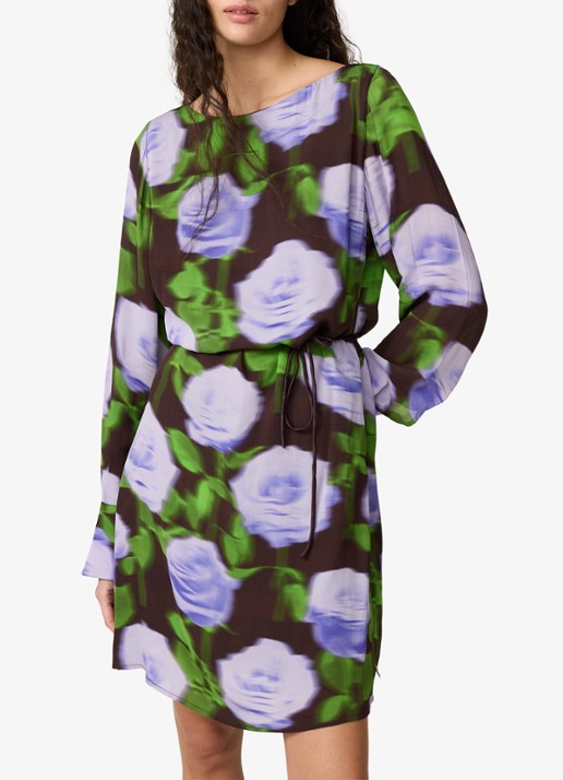 Fabienne Chapot Rosa midi tuniekjurk met bloemprint