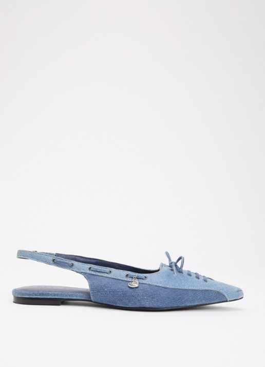 Fabienne Chapot Sailor slingback met strikdetail