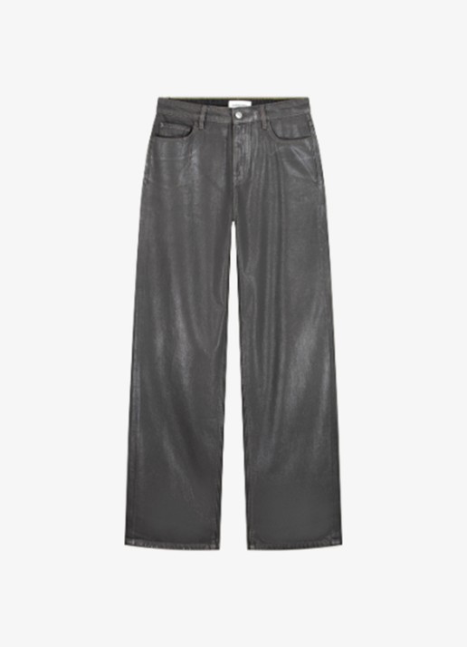 Fabienne Chapot Zoe high waist wide fit boyfriend jeans van katoen