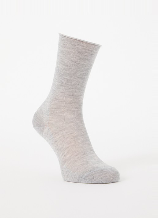Falke Active Breeze sneakersokken in lyocellblend - voorkant lichtgrijs