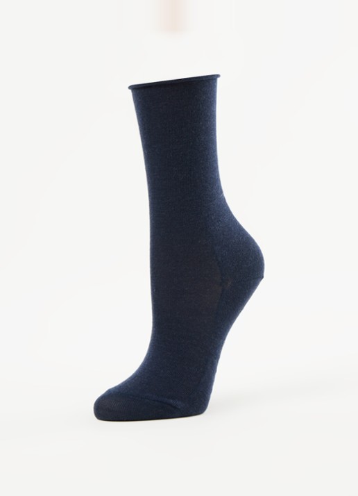 Falke Active Breeze sneakersokken in lyocellblend - detail donkerblauw