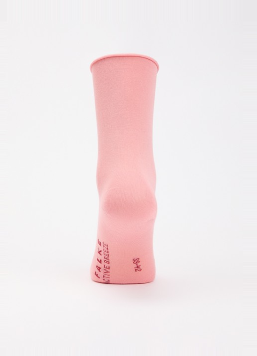 Falke Active Breeze sokken met logo - voorkant 3 zalmroze