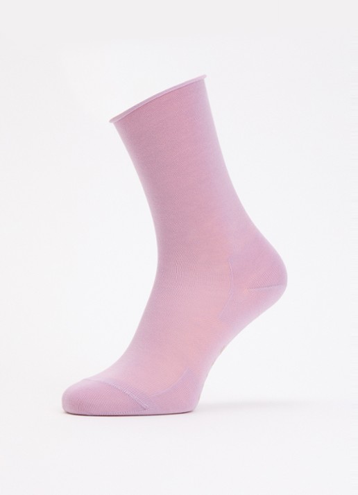 Falke Active Breeze sokken met logo - detail lila