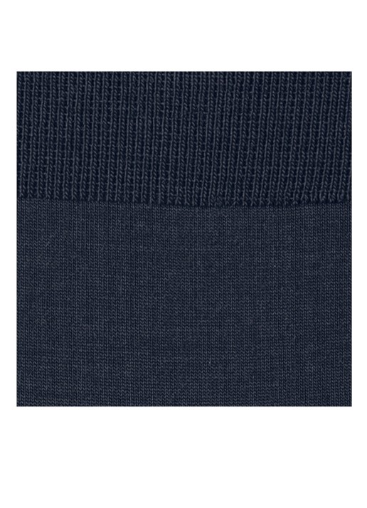 Falke Airport sokken in wolblend - detail 5 donkerblauw