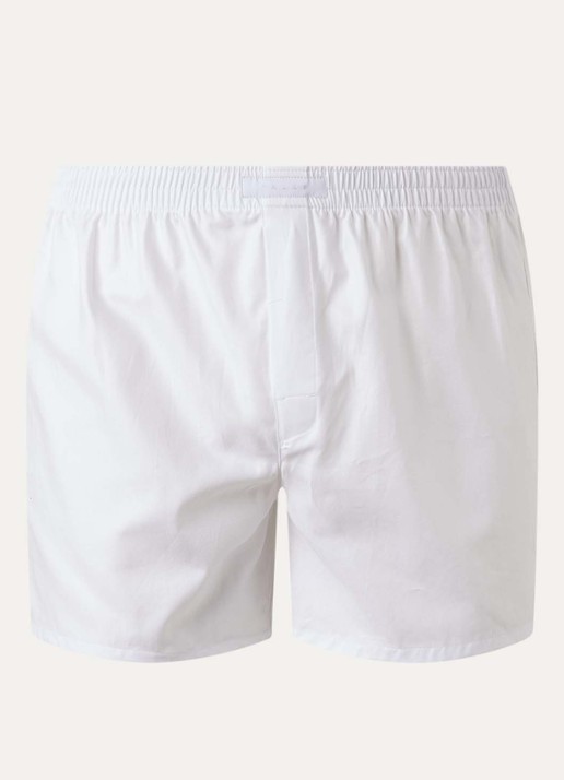 Falke Boxershort met logo  - voorkant 2 wit