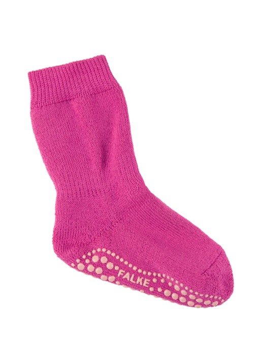 Falke Catspad sokken met antislip 10500 - voorkant fuchsia