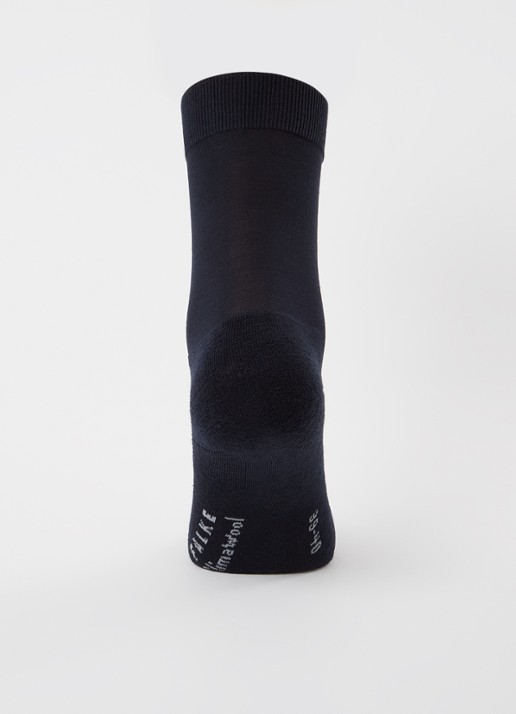 Falke Climawool sokken in scheerwolblend - voorkant 3 donkerblauw