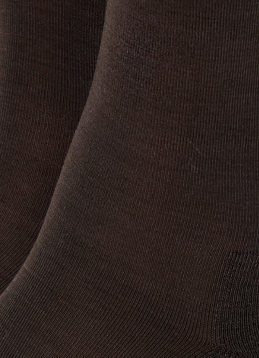 Falke Climawool sokken in scheerwolblend - detail 2 donkerbruin