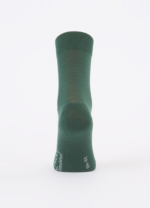 Falke Climawool sokken in scheerwolblend - voorkant 5 groen