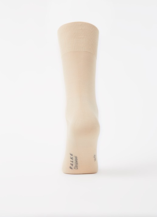 Falke Climawool sokken in scheerwolblend - voorkant 3 zand