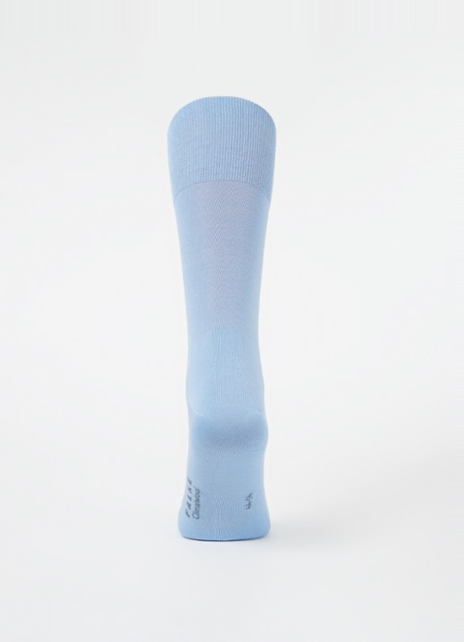 Falke Climawool sokken in scheerwolblend - voorkant 2 lichtblauw
