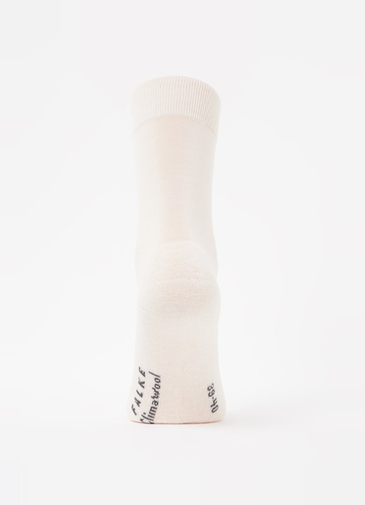 Falke ClimaWool sokken in wolblend - voorkant 2 gebroken wit