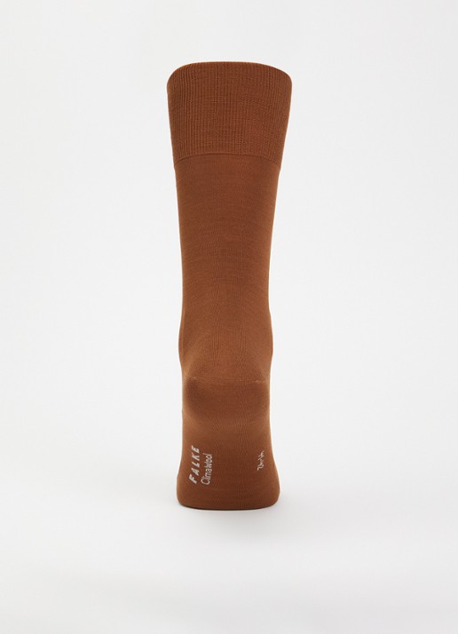 Falke Climawool sokken in wolblend - voorkant 2 lichtbruin
