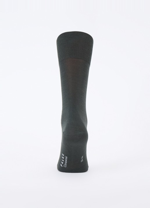 Falke Climawool sokken in wolblend - voorkant 3 groen