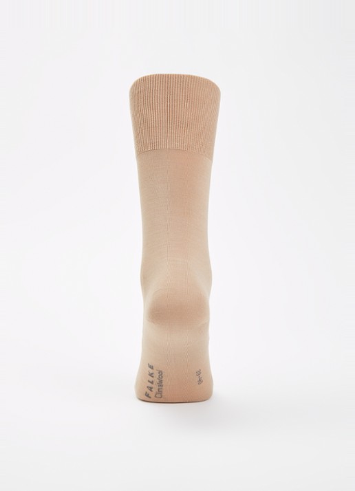 Falke Climawool sokken in wolblend - voorkant 3 camel