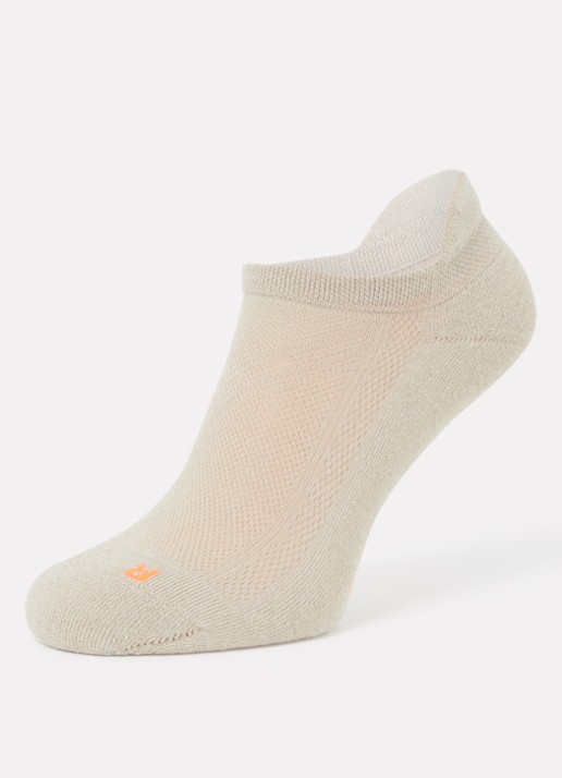 Falke Cool Kick sneakersokken met logo - detail 3 zand