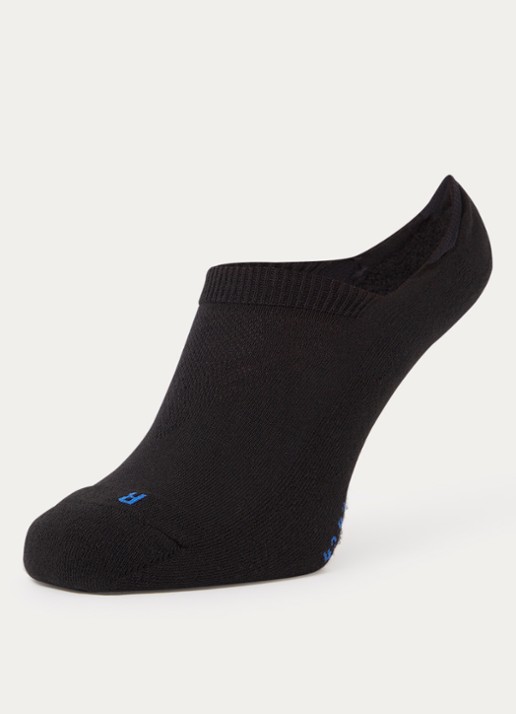 Falke Cool Kick sneakersokken met logo - detail zwart