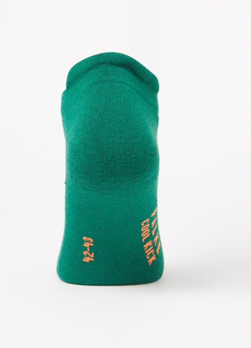 Falke Cool Kick sneakersokken met logo - voorkant 2 groen