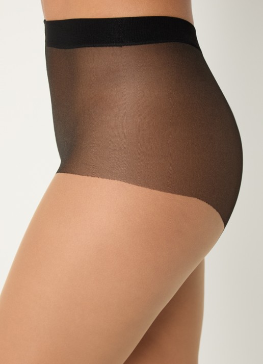 Falke Corset panty in 20 denier - detail 7 donkerbeige