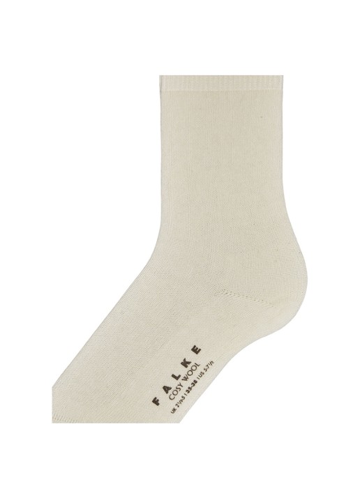 Falke Cosy Wool sokken - detail 5 gebroken wit