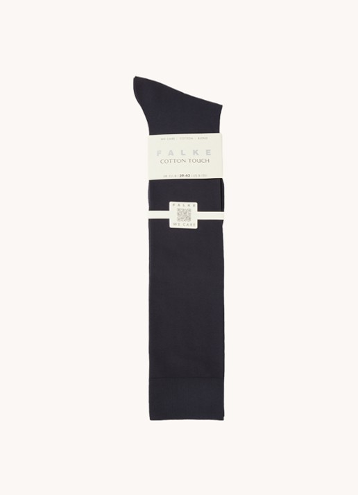 Falke Cotton Touch kniekousen in katoenblend