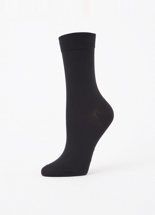 Falke Cotton Touch sokken in 3-pack - detail 3 zwart