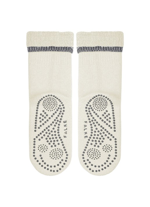 Falke Cuddle Pads sokken in wolblend met anti-slip - detail 5 gebroken wit