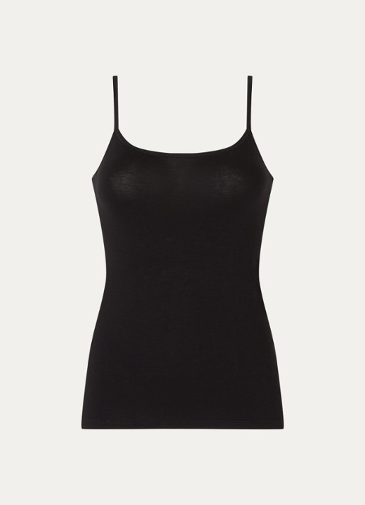 Falke Daily Climate Control singlet - voorkant 3 zwart