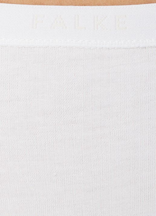Falke Daily Comfort string met logoband in 2-pack - detail 4 wit