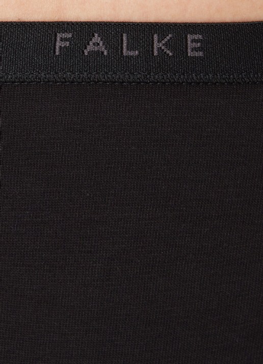 Falke Daily Comfort string met logoband in 2-pack - detail 2 zwart