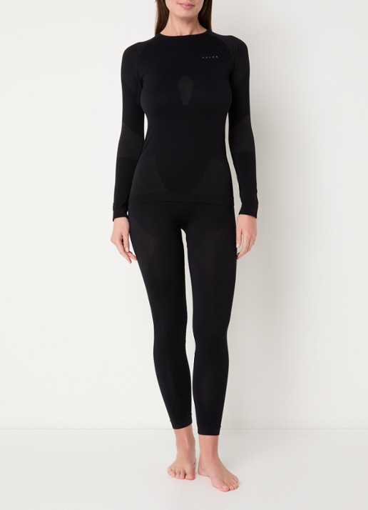 Falke High waist trainingslegging - voorkant 3 zwart