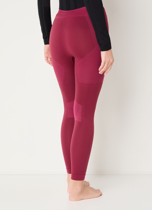 Falke High waist trainingslegging - achterkant 5 bordeauxrood