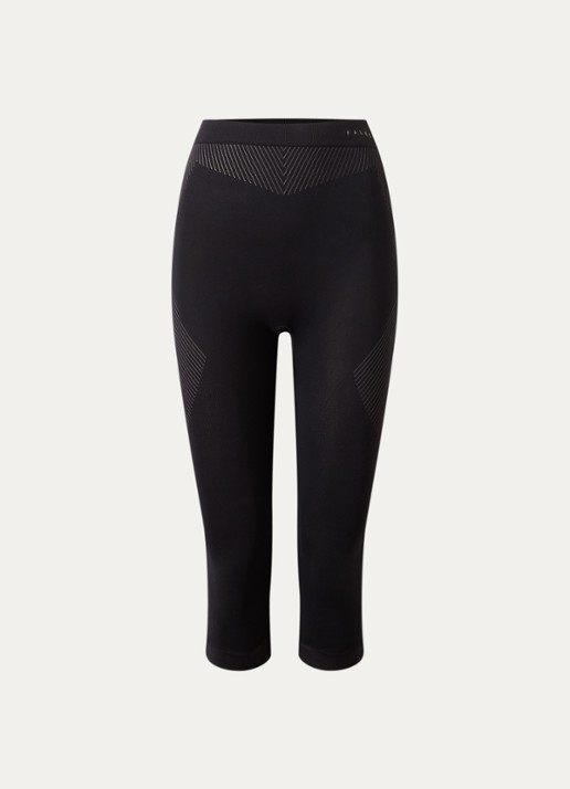 Falke High waist trainingslegging - voorkant 4 zwart