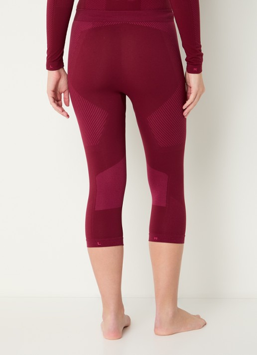 Falke High waist trainingslegging - achterkant 3 bordeauxrood