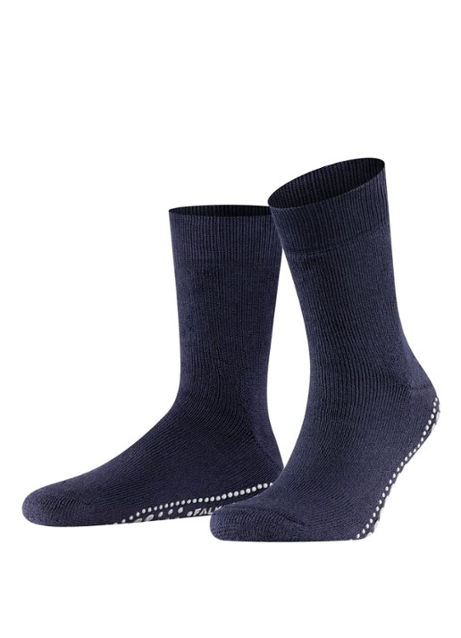 Falke Homepads huissokken in wolblend met anti-slip