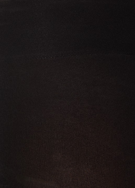 Falke Panty in 100 denier black - detail zwart