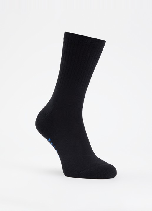 Falke Run Rib Crew sokken in katoenblend met logo