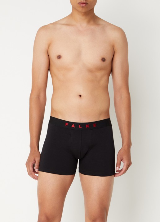 Falke Scarlet boxershorts met logoband in 2-pack - voorkant 4 rood