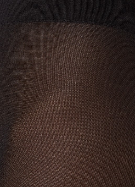 Falke Seidenglatt panty in 80 denier - detail 3 zwart
