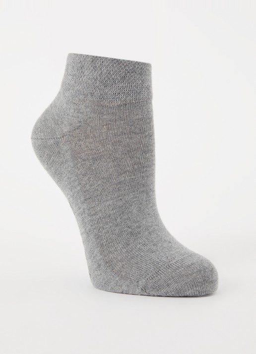 Falke Sensitive London sneakersokken - voorkant grijs