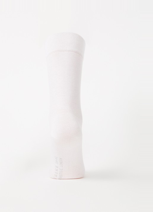Falke Sensitive London sokken in katoenblend - voorkant 3 wit