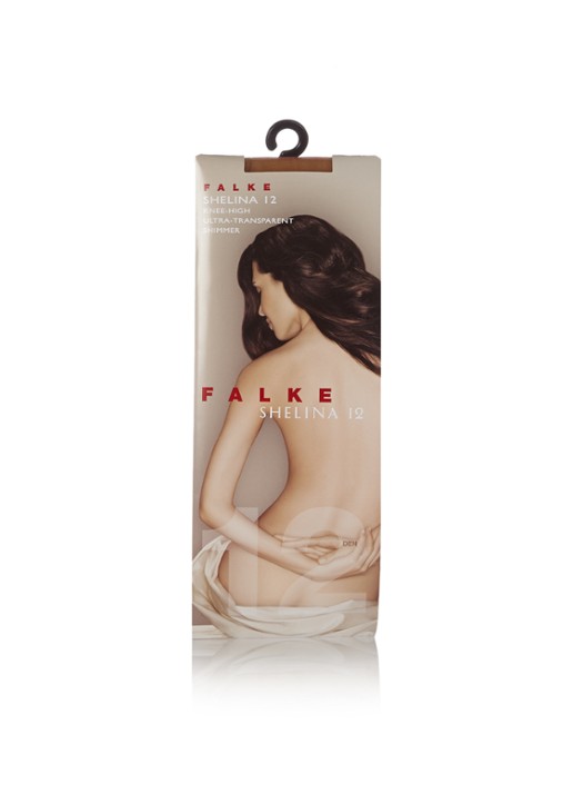 Falke Shelina pantykousen in 12 denier - voorkant 3 beige