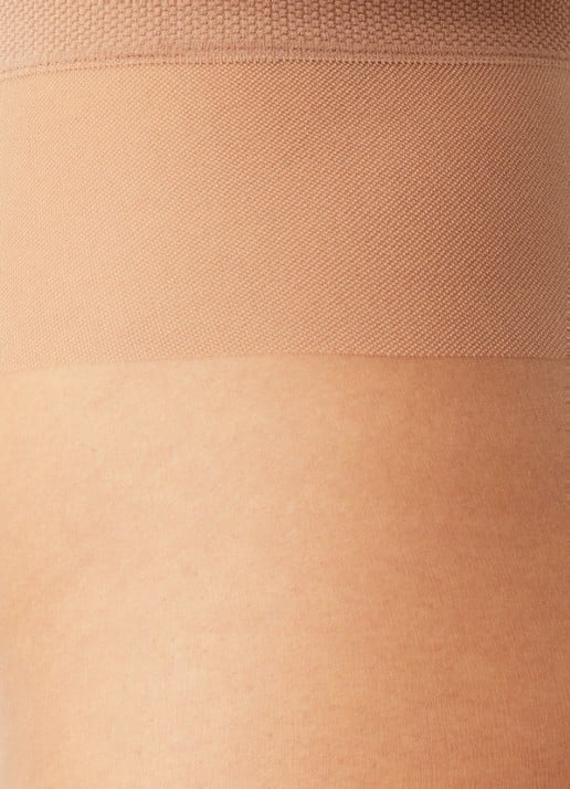 Falke Shelina Toeless panty in 12 denier - detail beige